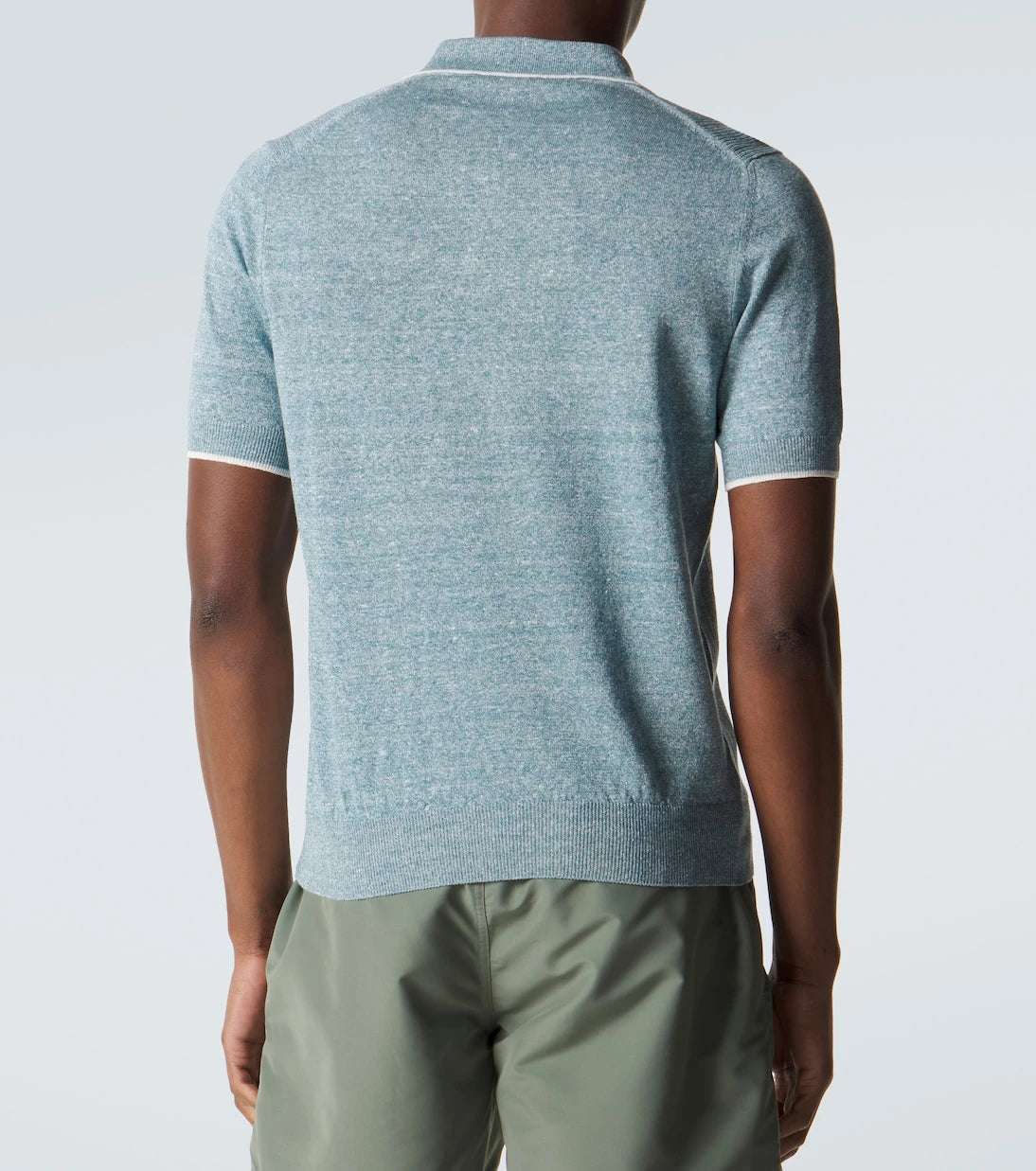 Fedeli - Dodo linen and cotton polo shirt
