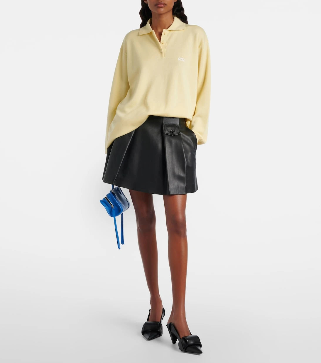 Loewe - Double L cashmere and silk-blend polo sweater