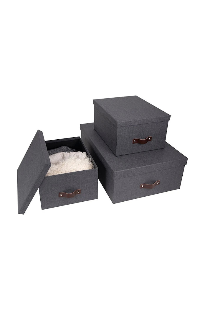 Bigso Box of Sweden Inge Saklama Kutusu Seti (3 Parça)