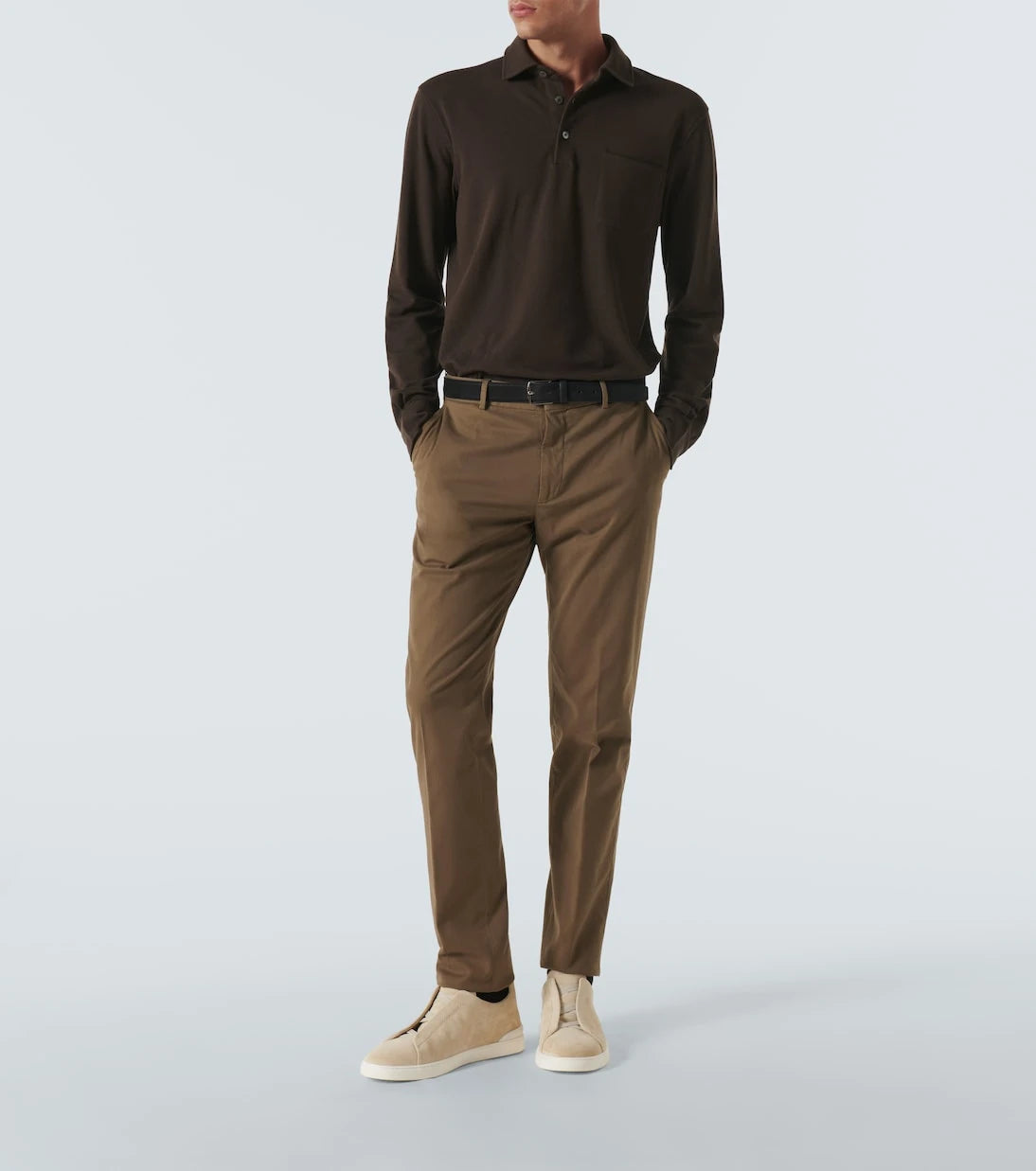 Zegna - Triple Stitch suede sneakers