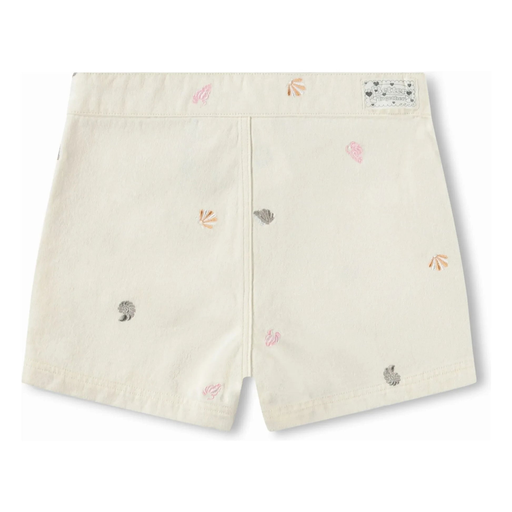 Molo - Short Amanda Coquillages Organic Cotton | Ecru