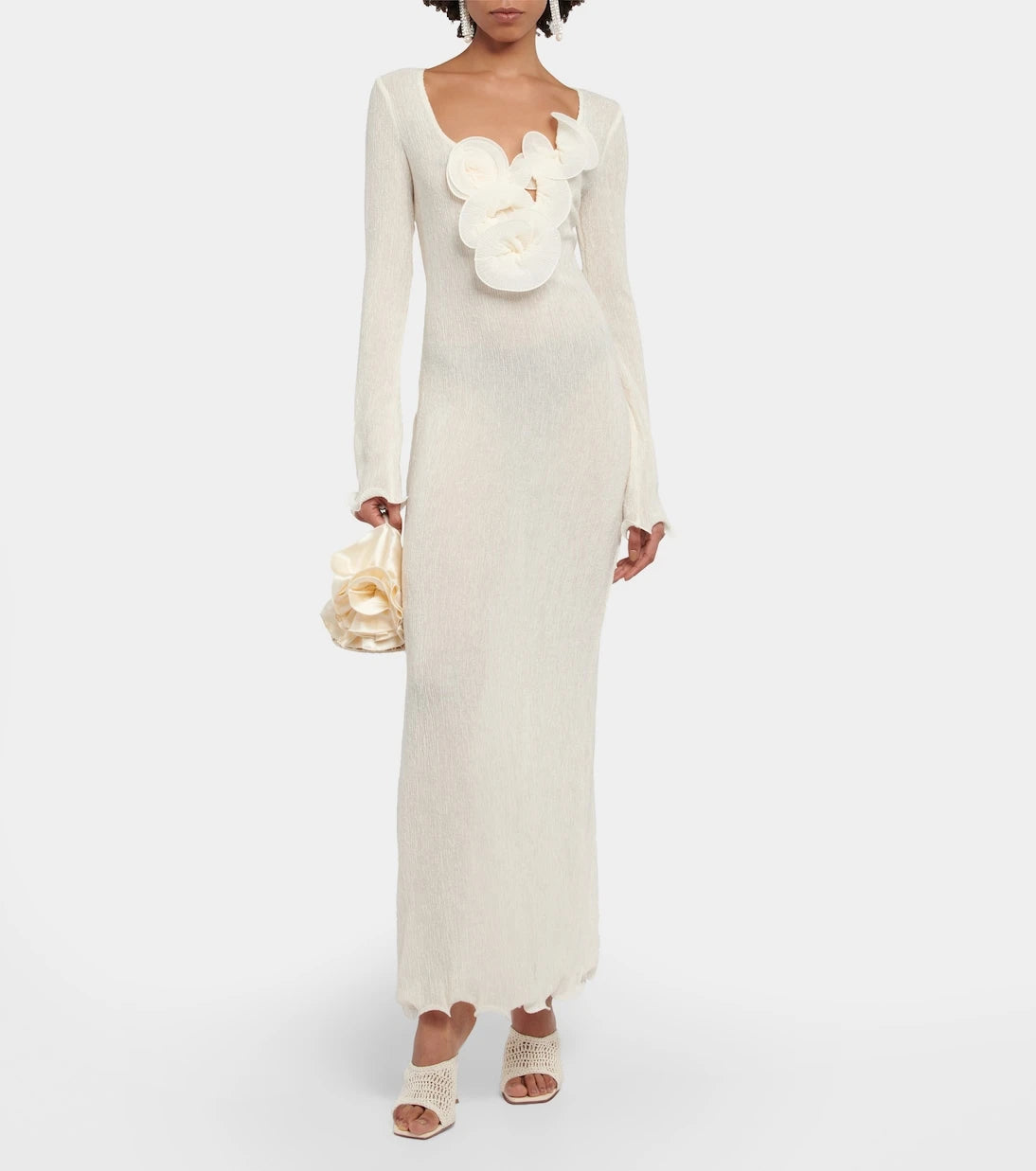 Magda Butrym - Embellished crêpe maxi dress