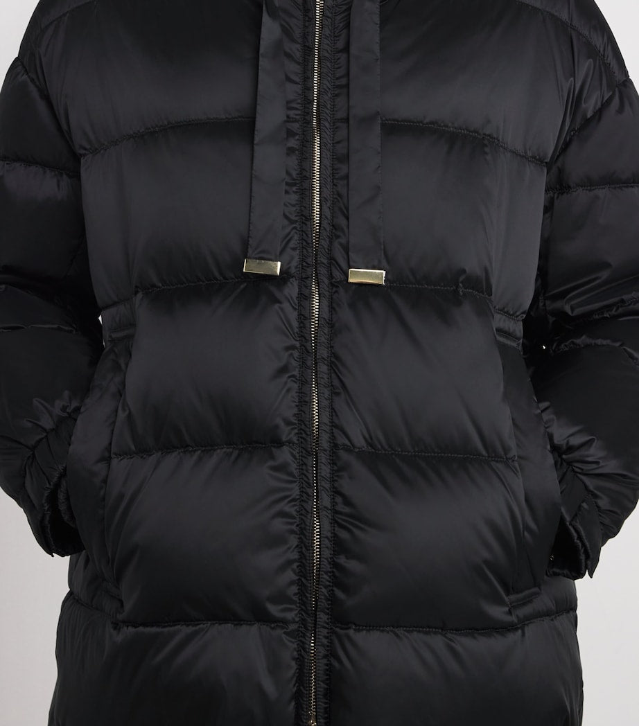 Max Mara Black Water-Repellent Down Puffer Jacket