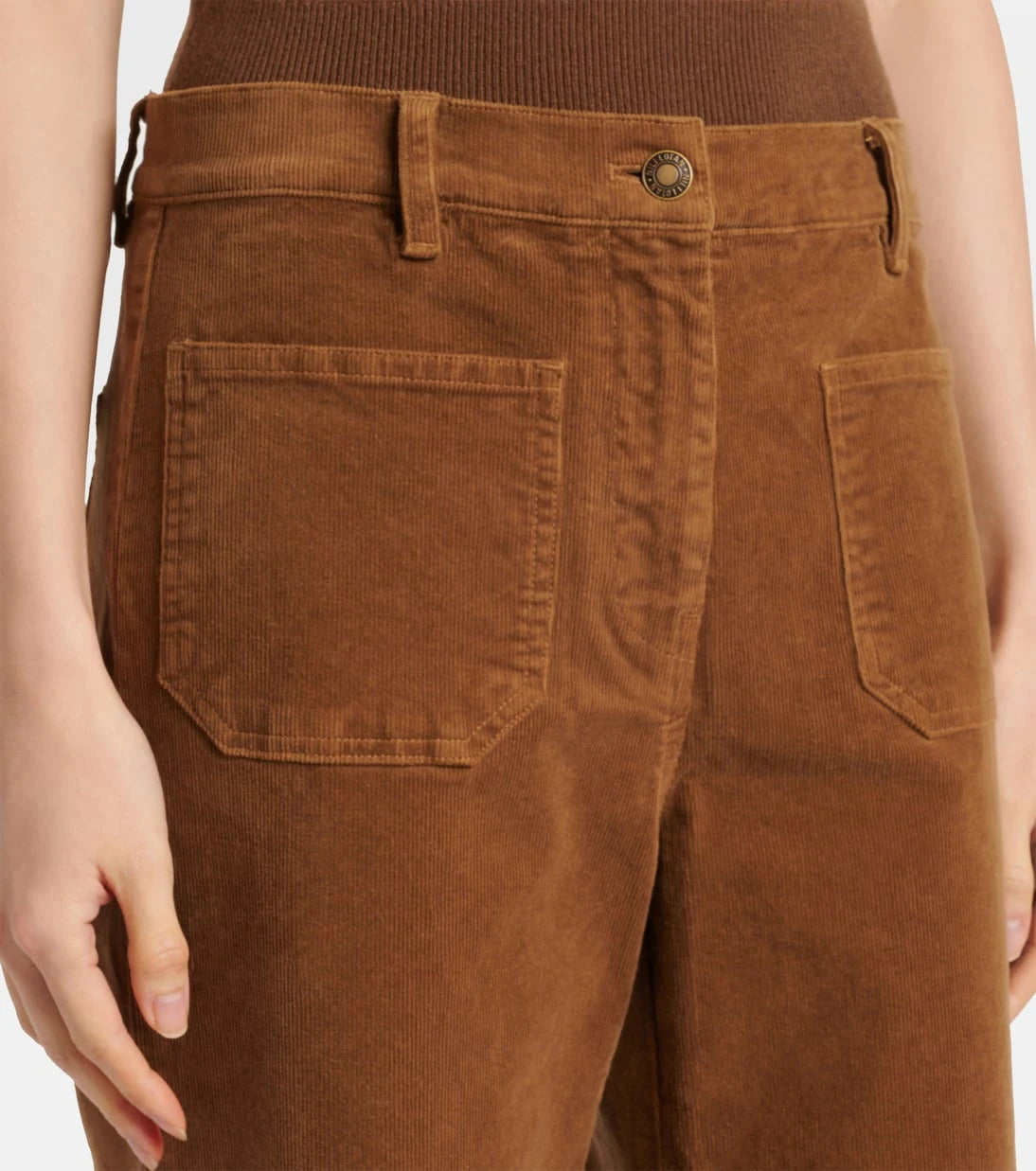 Nili Lotan - Florence high-rise corduroy flared pants