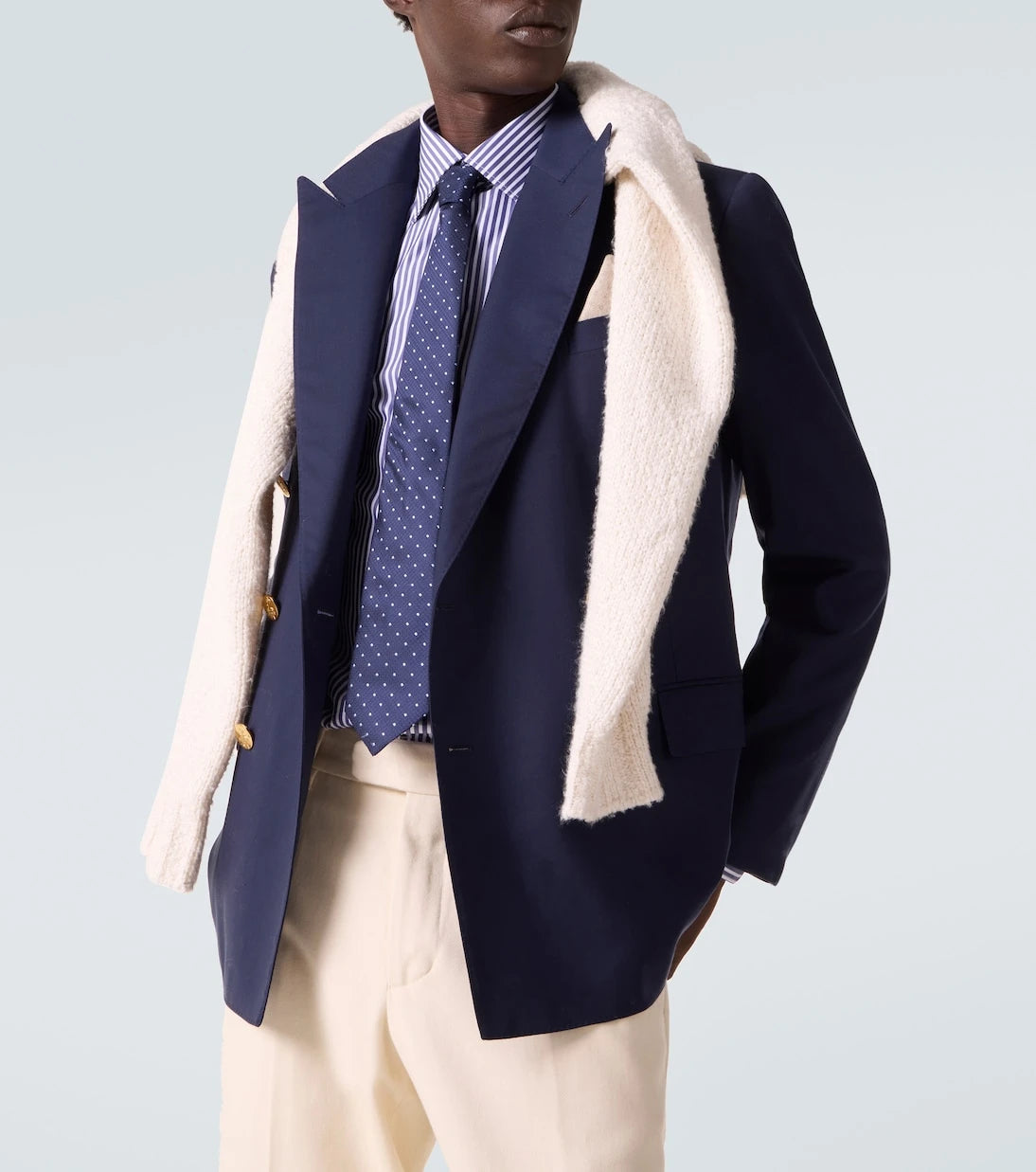 Ralph Lauren Purple Label - Gregory kruvaze yün blazer ceket