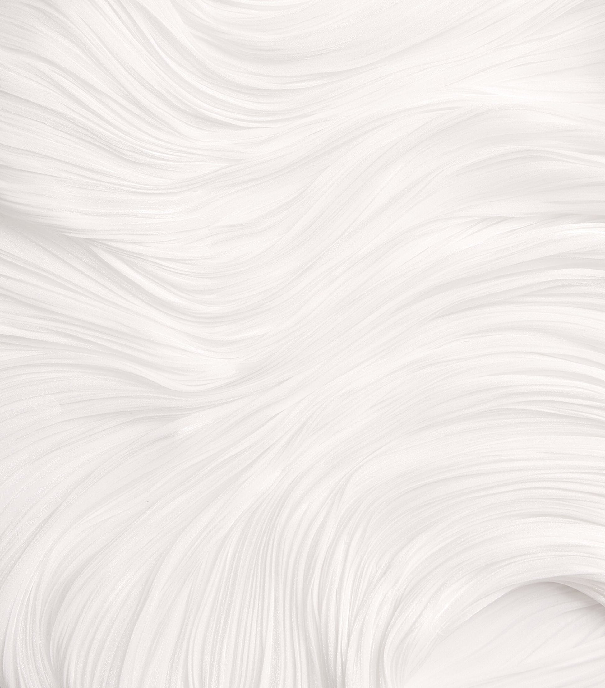 Marmar Halim Ivory Pleated High-Neck Gown