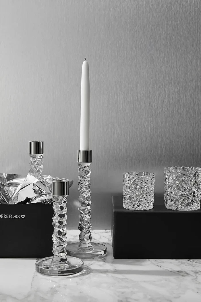 Dekoratif şamdan Orrefors Carat 24,2 cm (2 adet)