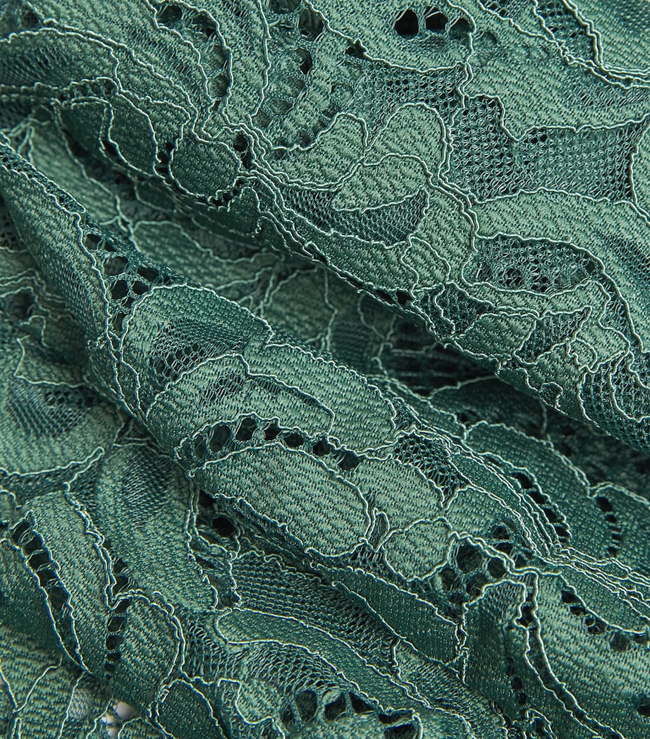 Green Lace Isara Babydoll Dress