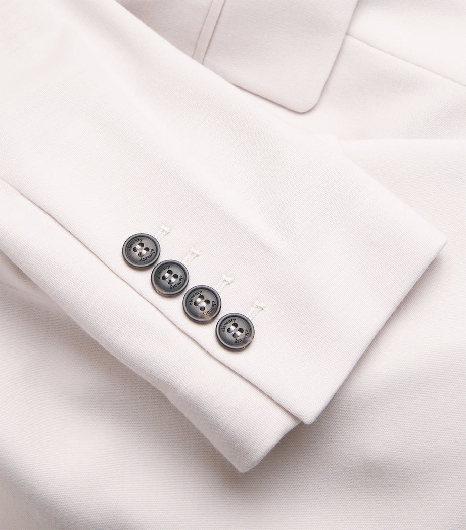 Eleventy Beige Stretch-Cotton Layered Blazer