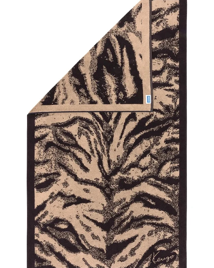 Kenzo KFAUVE Naturel Pamuk Plaj Havlusu 90 x 160 cm