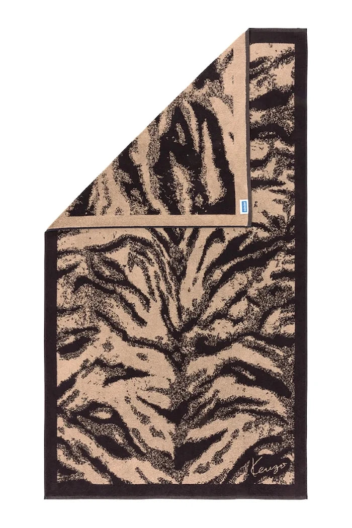 Kenzo KFAUVE Naturel Pamuk Plaj Havlusu 90 x 160 cm