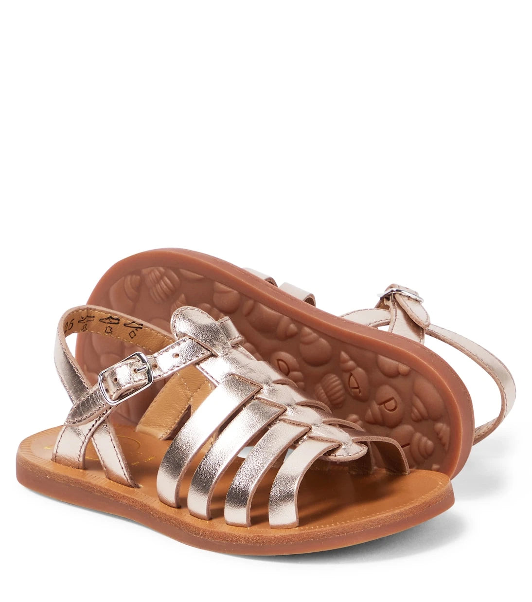 Pom d'Api - Plagette Strap leather sandals