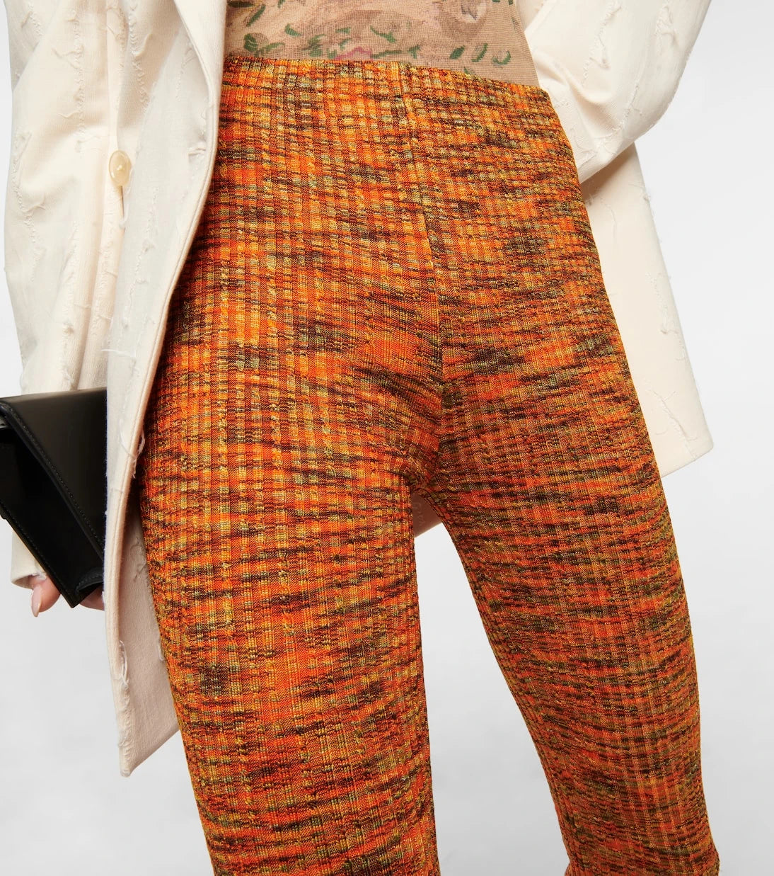 Acne Studios - Ribbed flared pants