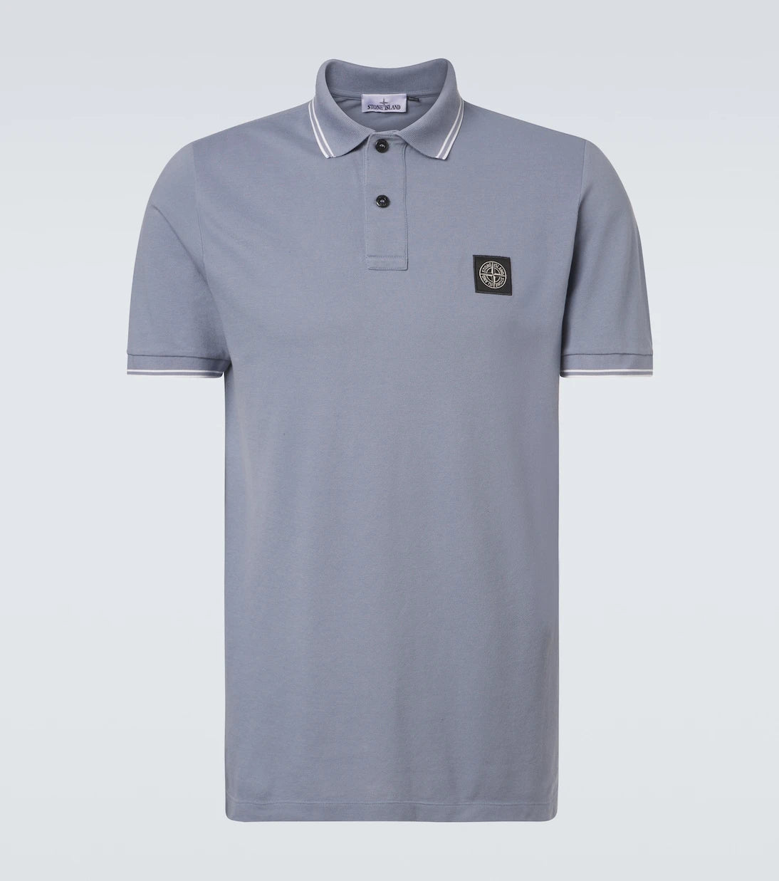 Stone Island - Compass cotton-blend piqué polo shirt