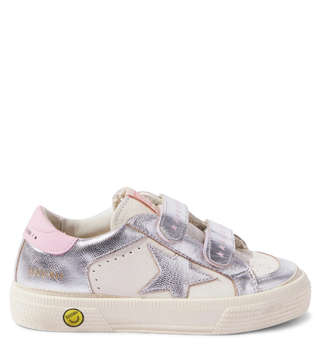 Golden Goose Kids - May School leather sneakers