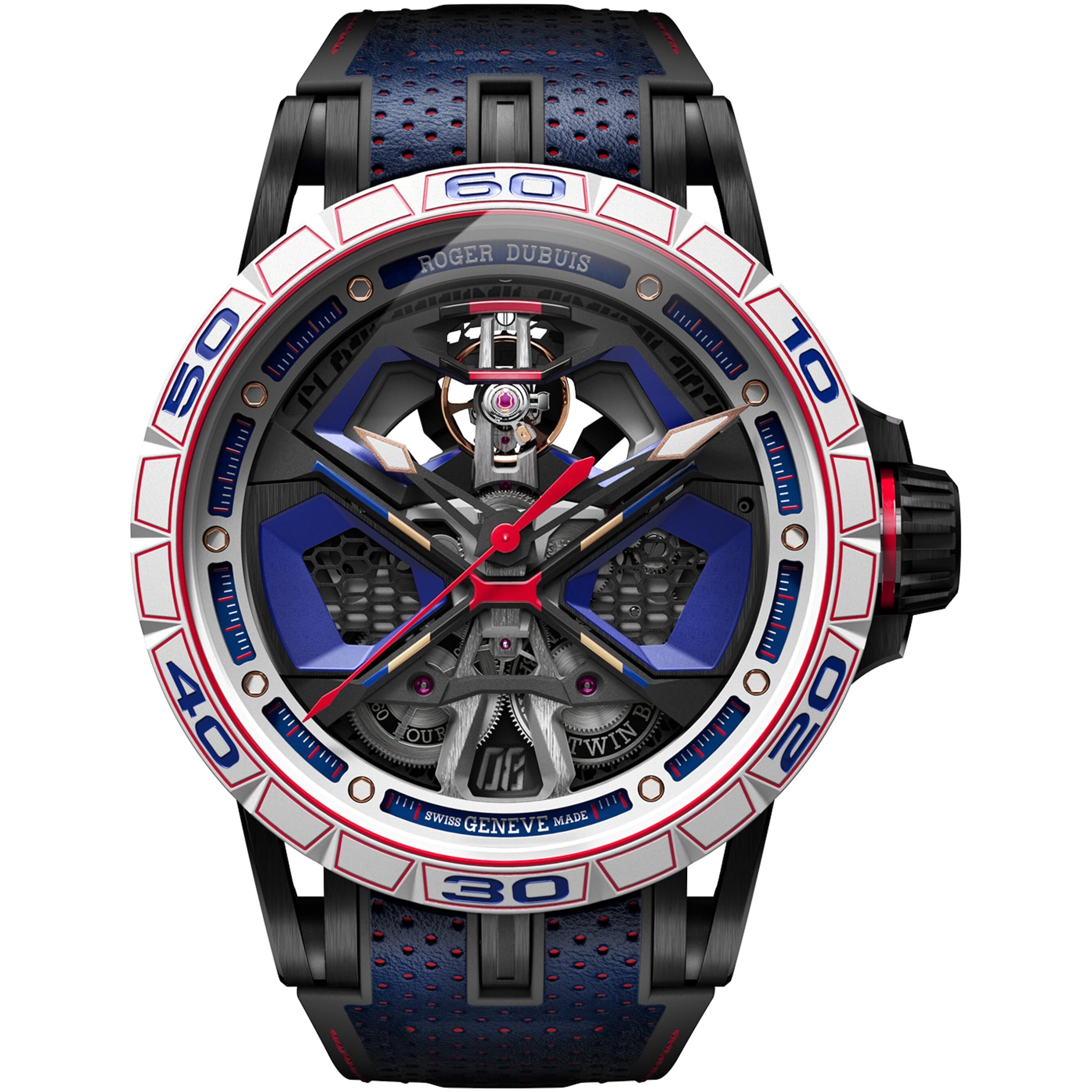 Roger Dubuis MCF and Titanium Excalibur Spider Huracan MB Watch 45mm