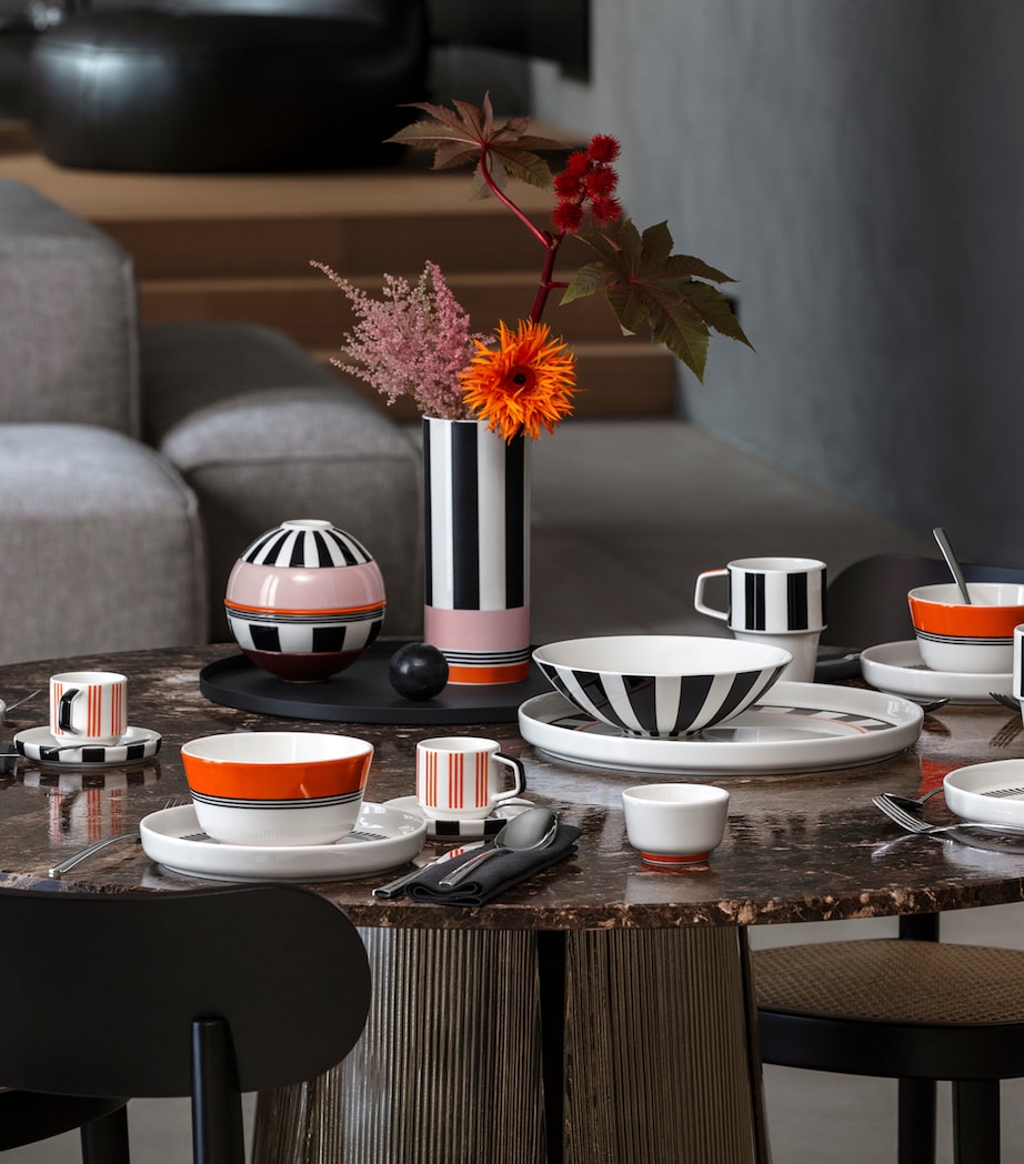 Villeroy & Boch Porcelain Memphis Espresso Cup and Saucer