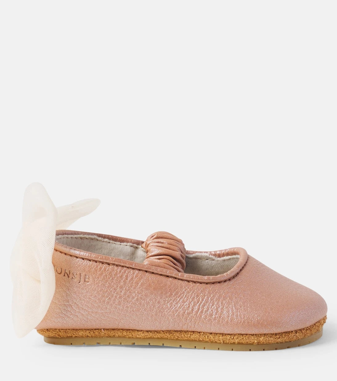 Donsje - Baby Luyax metallic leather ballet flats