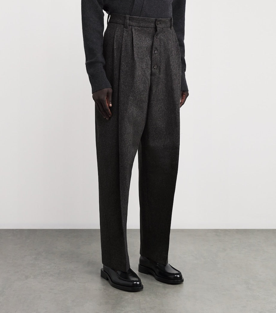 Wool-Blend Fernando Trousers