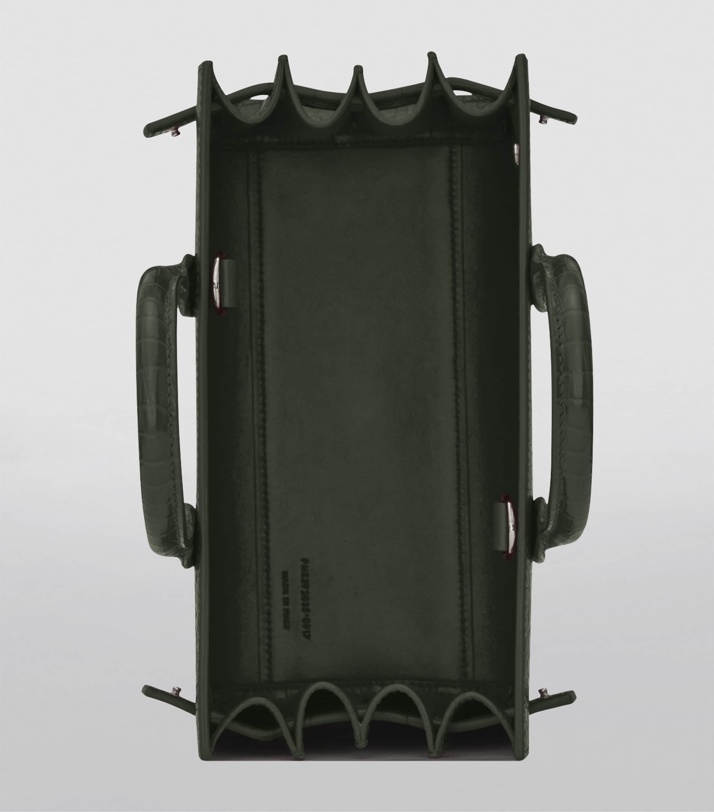 Nano Sac de Jour Croc-Embossed Tote Bag