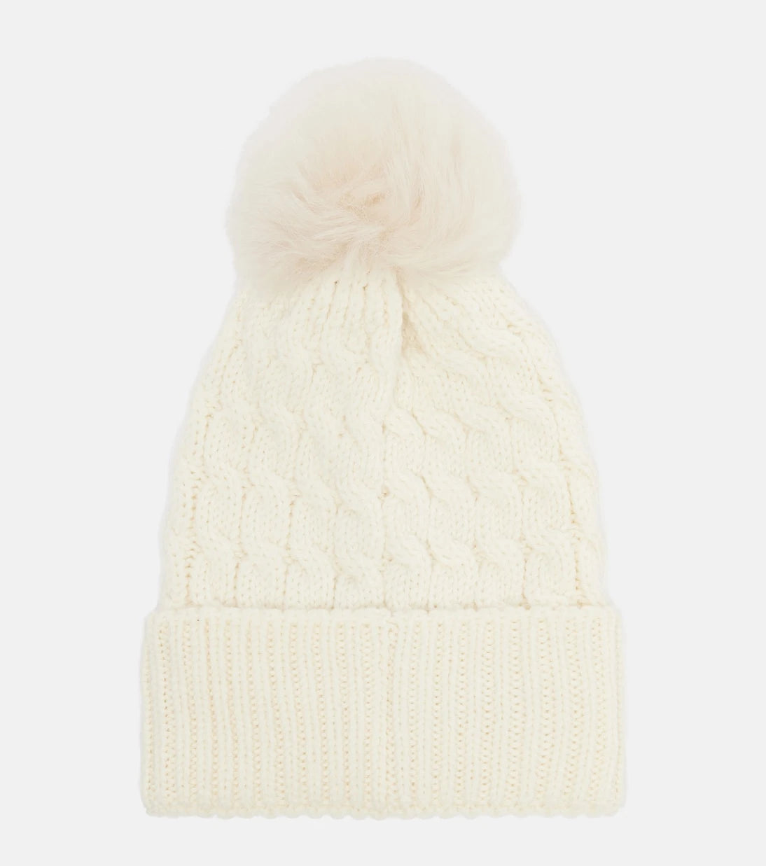 Moncler - Logo shearling-trimmed virgin wool beanie