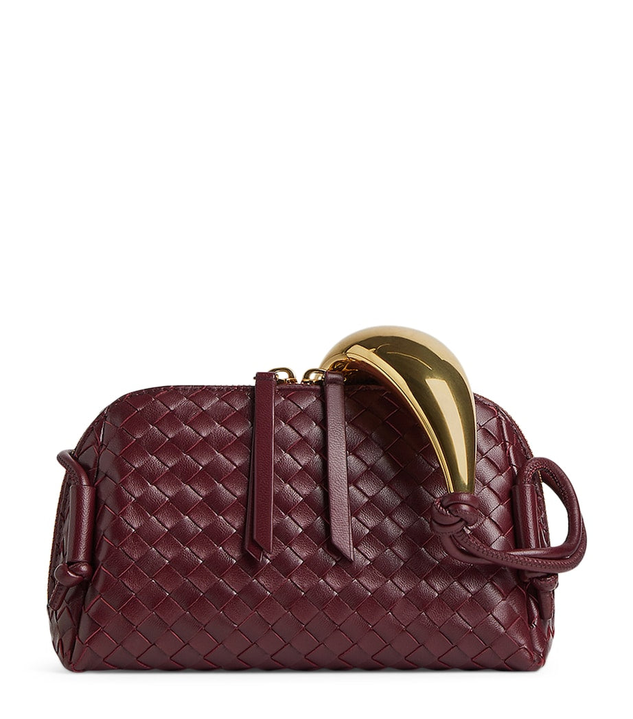 Bottega Veneta Red Nappa Leather Concert Pouch