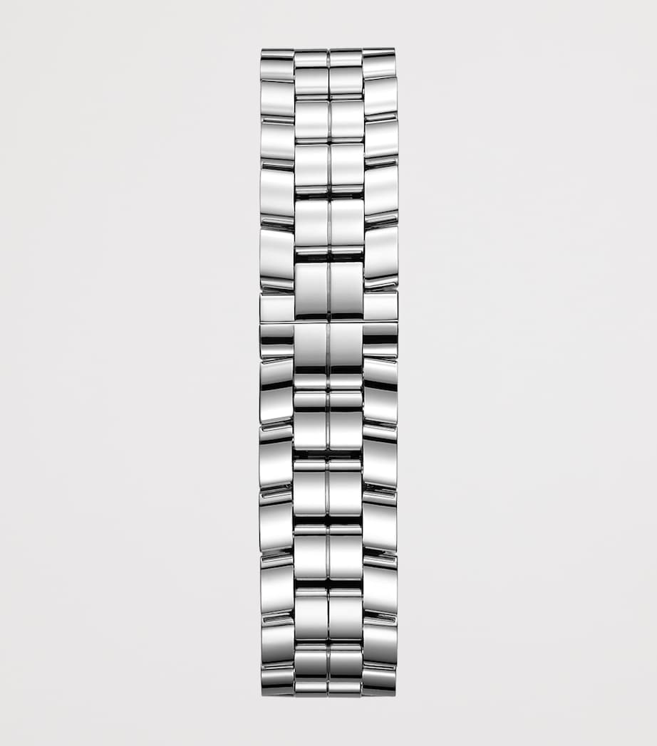 Stainless Steel and Diamond Happy Sport Watch 30mm