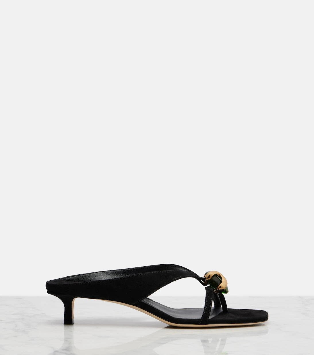 Jimmy Choo - Emeri Stone embellished thong sandals