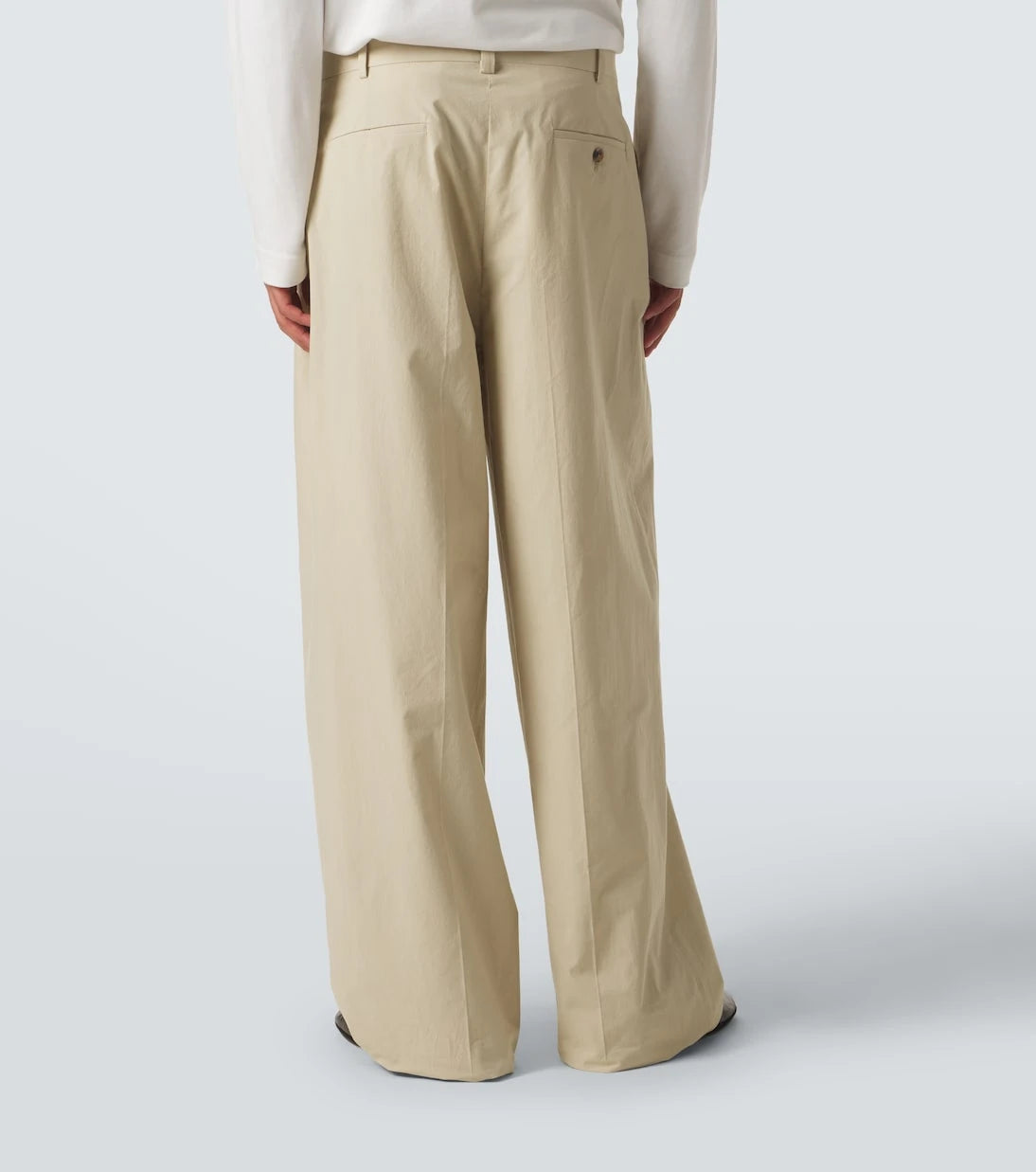 Calvin Klein Collection - Baxter pleated cotton straight pants