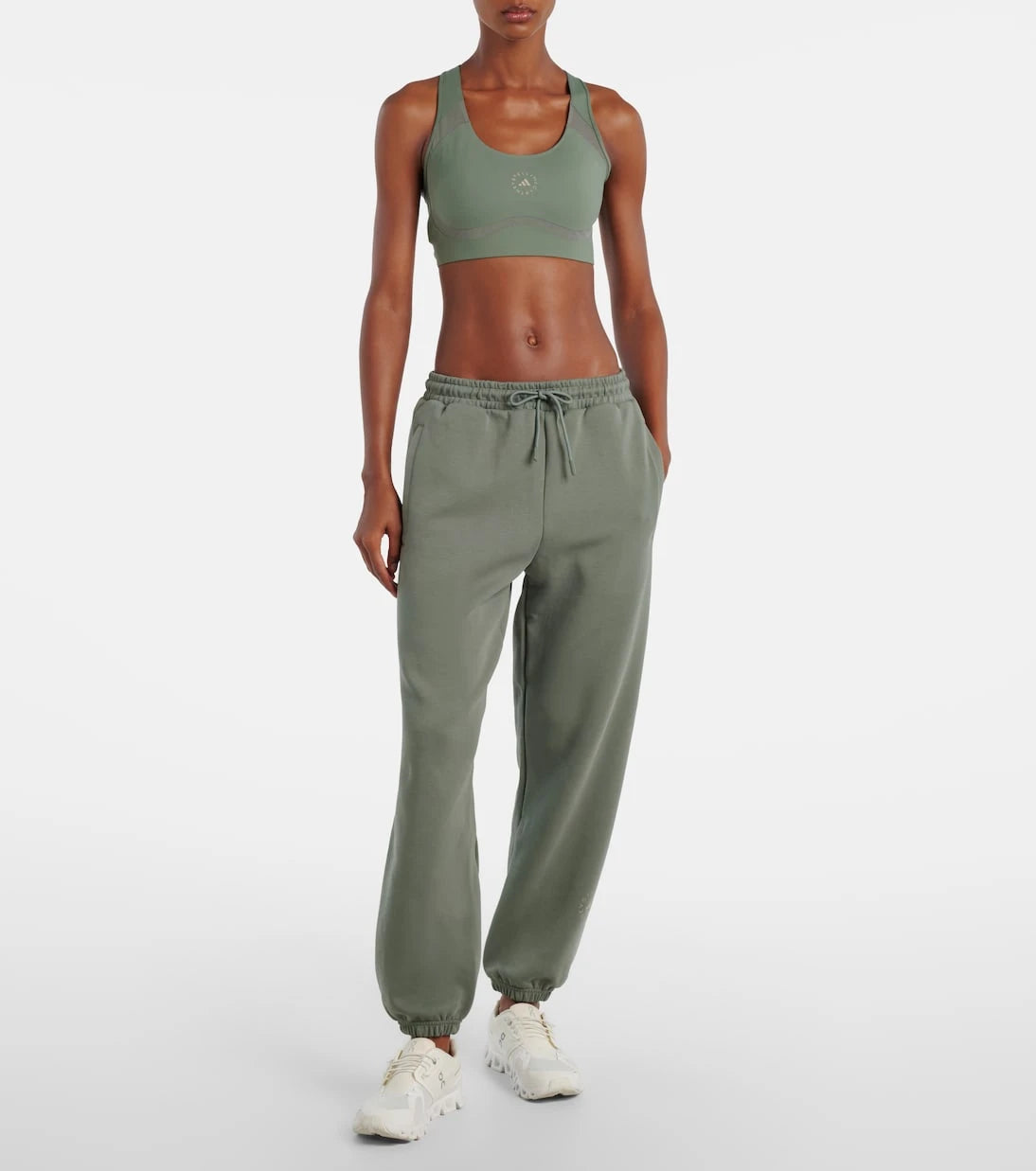 Adidas by Stella McCartney - Cotton-blend fleece sweatpants