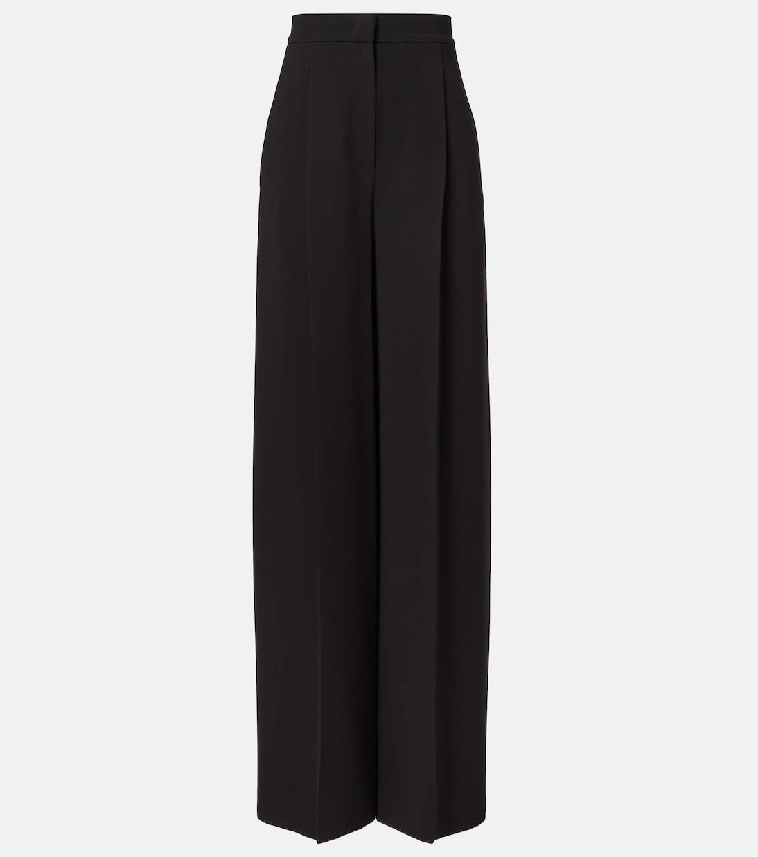 Max Mara - Laccato high-rise cady wide-leg pants