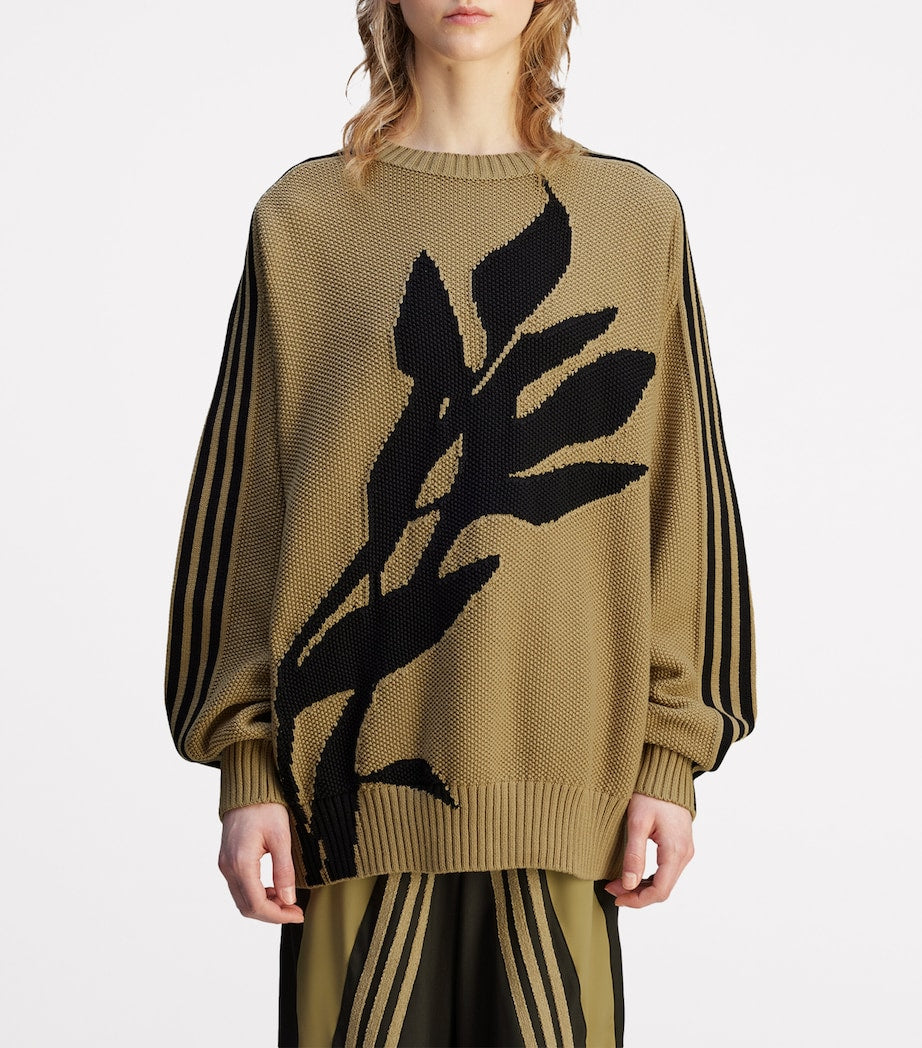 Beige x Song For The Mute Cotton Flower Sweater