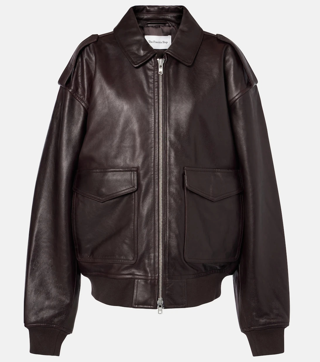 The Frankie Shop - Viper leather jacket