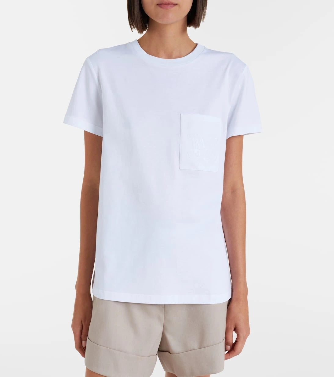 Max Mara - Monogram cotton jersey T-shirt