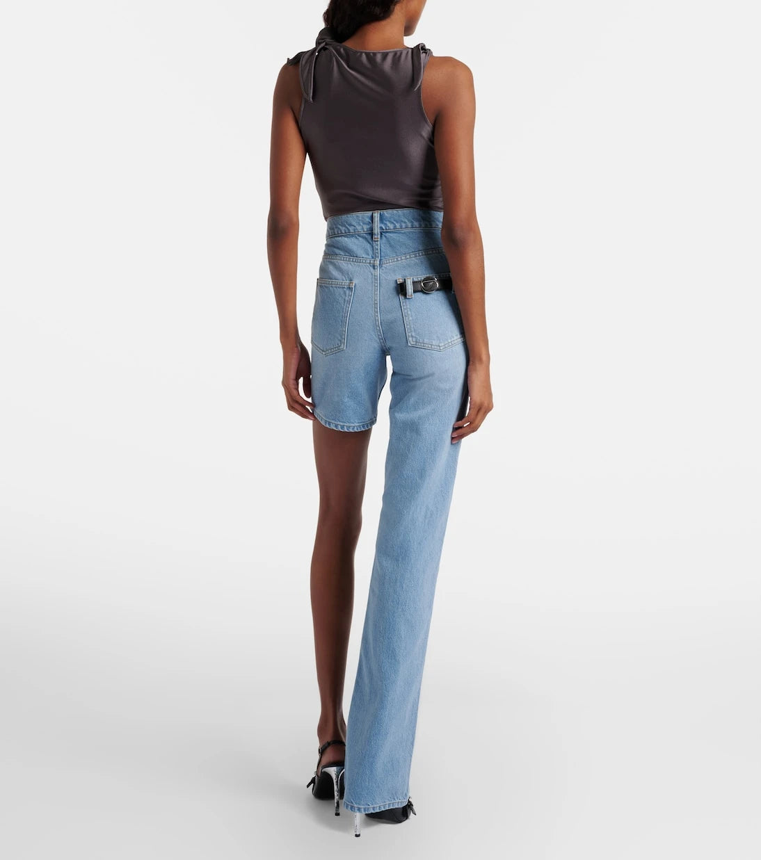 Coperni - One-Leg Boyfriend bootcut jeans