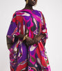 Multi Cotton Kaftan Maxi Dress