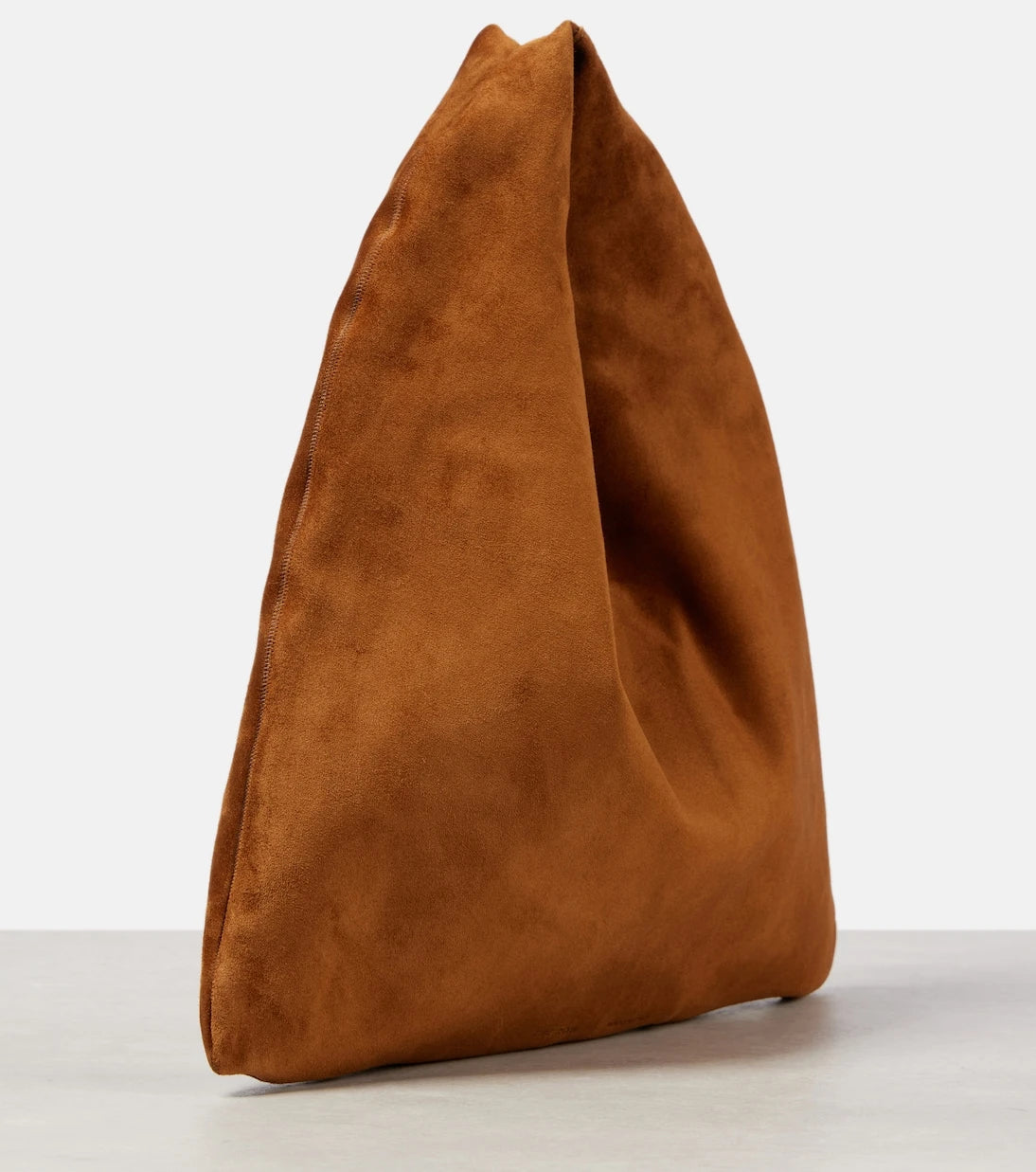 The Row - Bindle Small suede tote bag