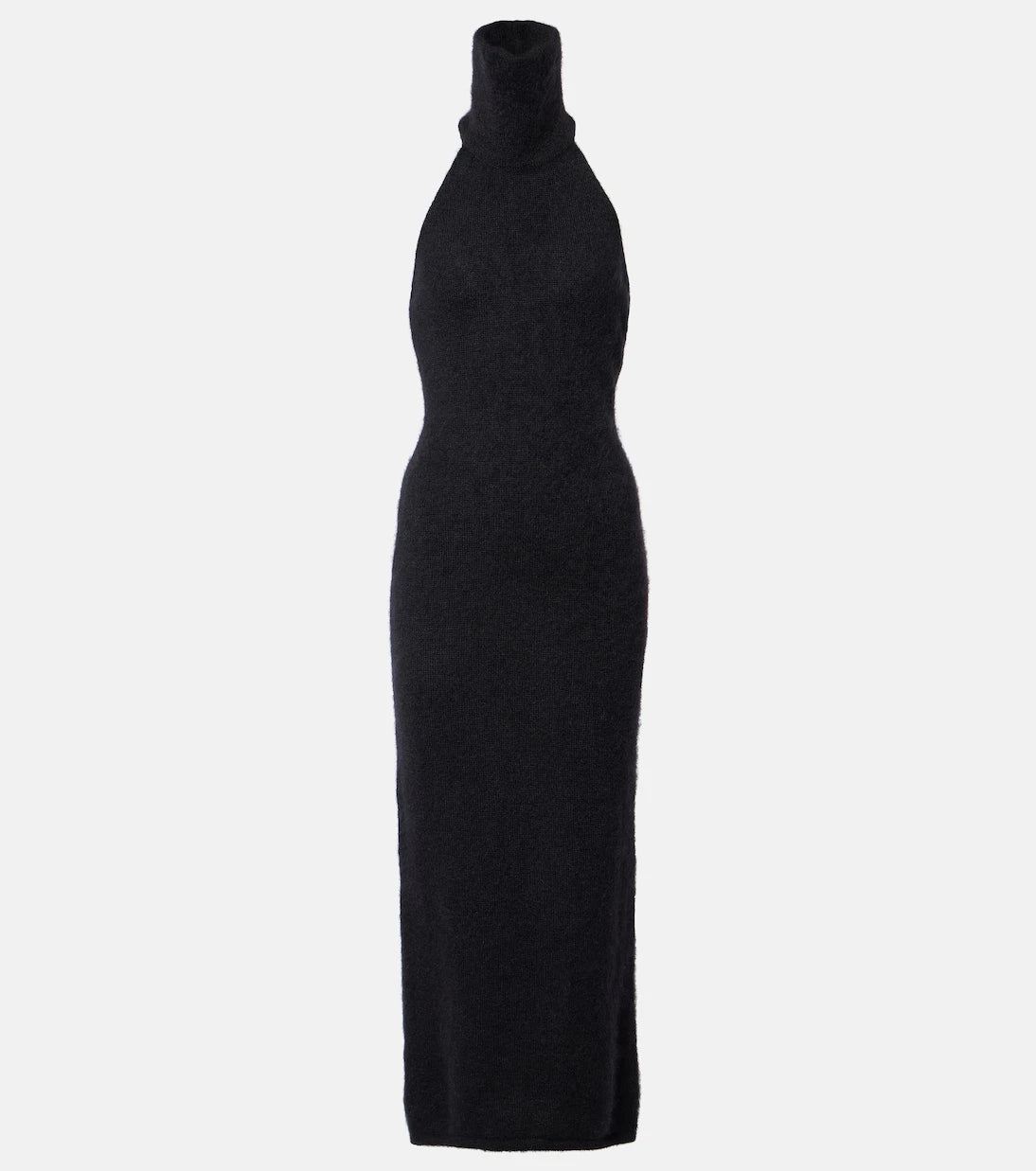 Magda Butrym - Halterneck mohair-blend maxi dress