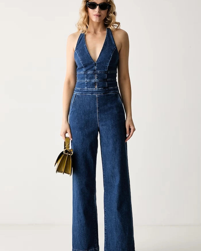 Guess Kadın Denim Tulum VAL