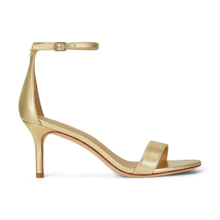 Lauren Ralph Lauren сандали от кожа Allie Mid