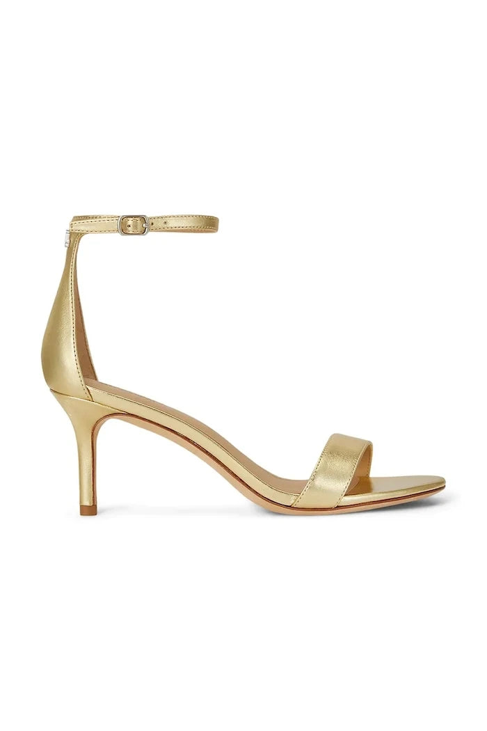 Lauren Ralph Lauren сандали от кожа Allie Mid