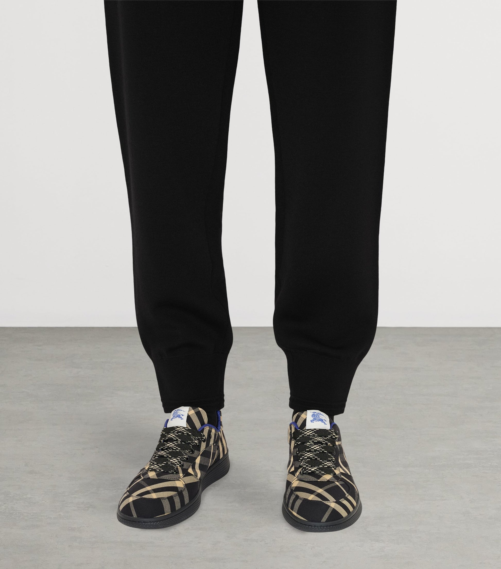 Burberry Black Check Terrace Sneakers