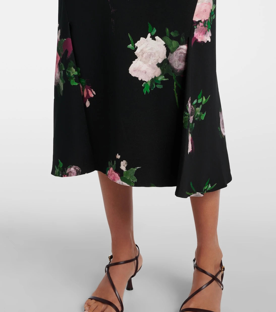 Erdem - Floral midi skirt
