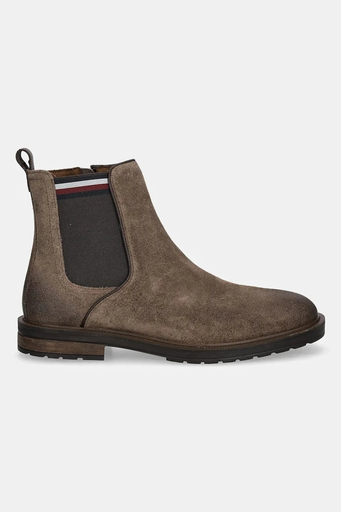 Tommy Hilfiger CLEATED HILFIGER SUEDE CHELSEA Süet Chelsea Bot