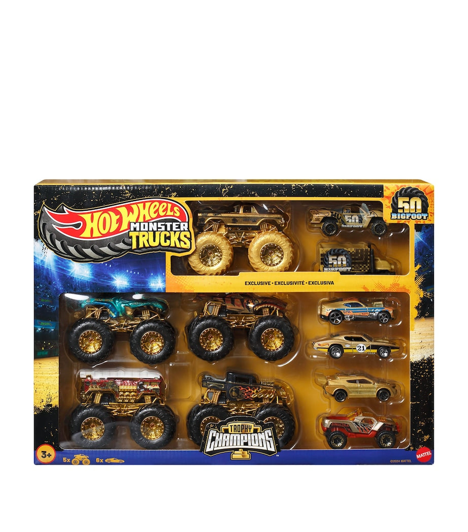 Hot Wheels Monster Trucks Trophy Champions Collection