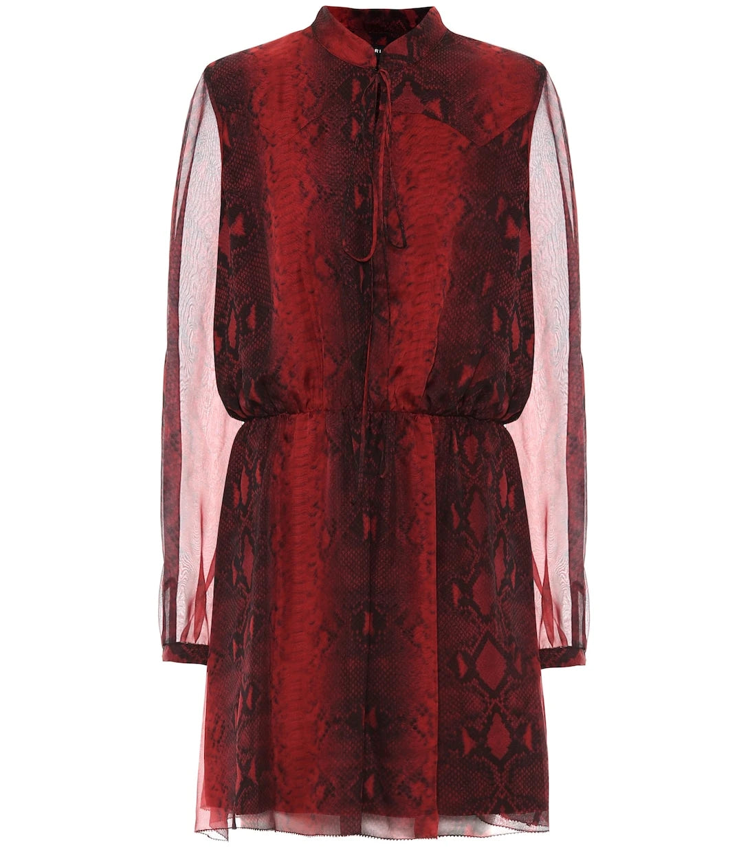 Amiri - Printed silk minidress