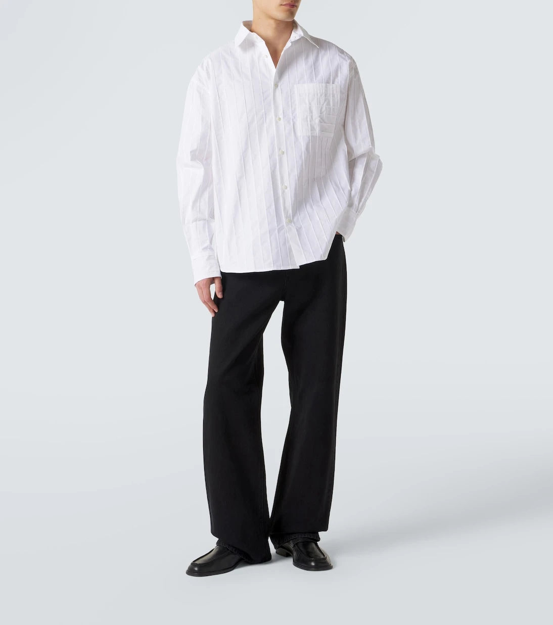 Jacquemus - Camargue embroidered striped cotton shirt