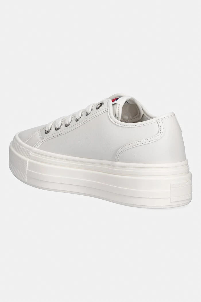 Tommy Jeans TJW FLATFORM SNEAKER LTR kadın deri düşük kesim sneaker