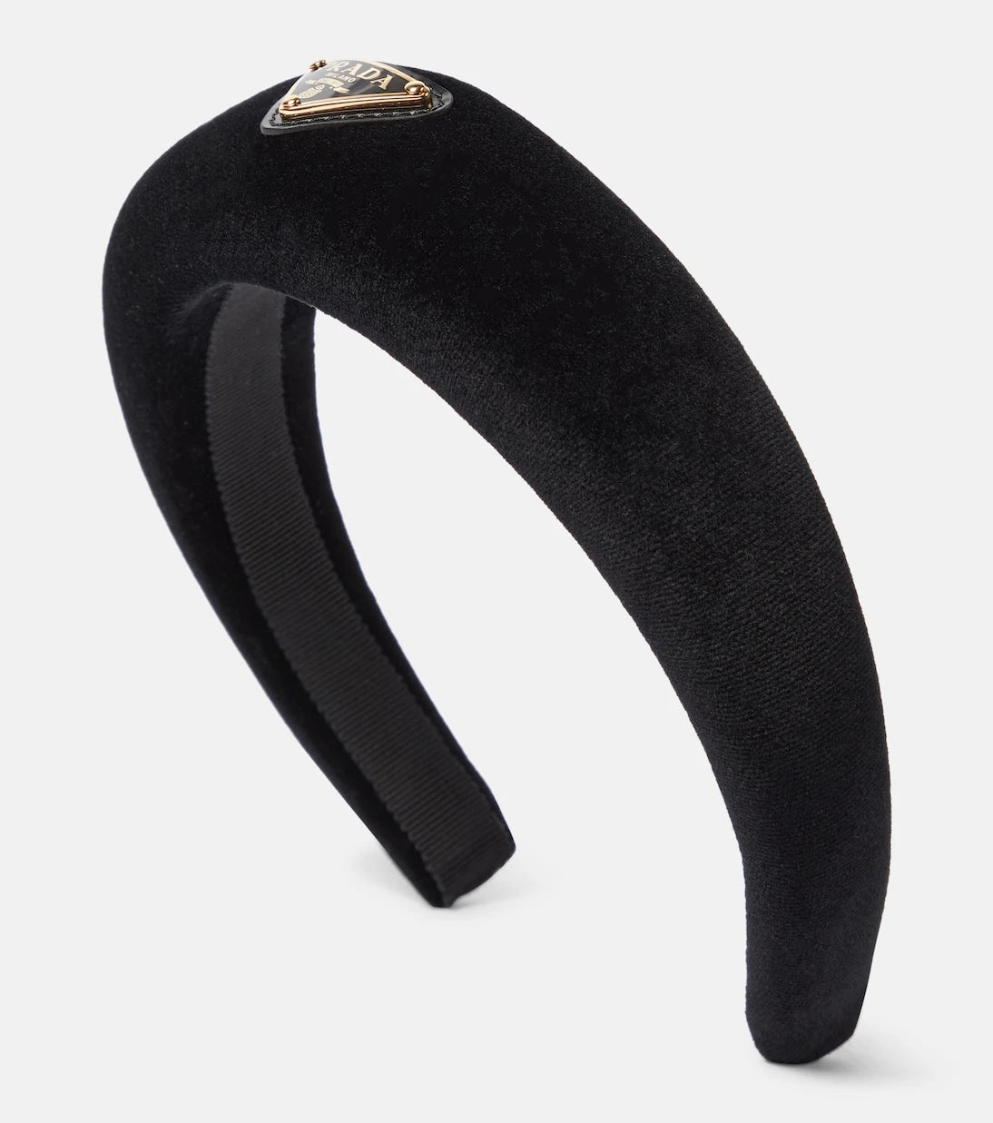 Prada - Logo velvet headband