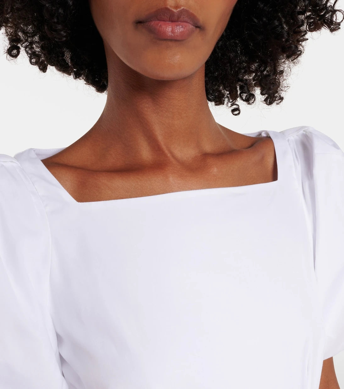 Simone Rocha - Puff-sleeve cotton poplin midi dress